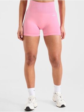 AYBL Soft Pink High-Waist Seamless Bike Shorts